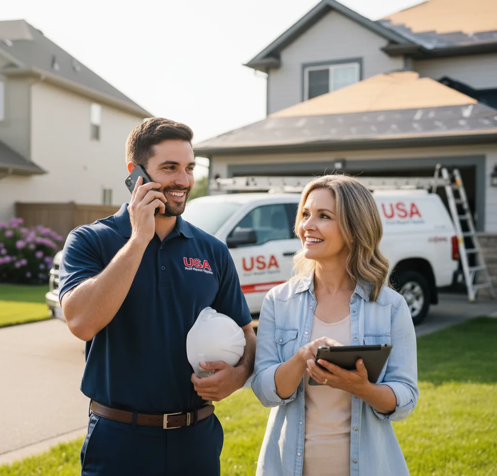 USA Roof Repair Experts customer support in Minotola